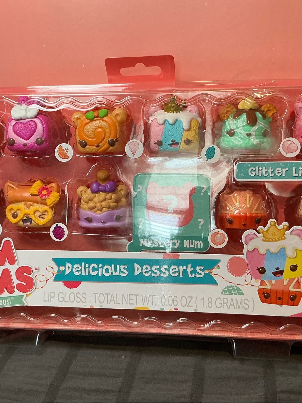 Delicious Desserts Glitter Lip Gloss Set Series 5